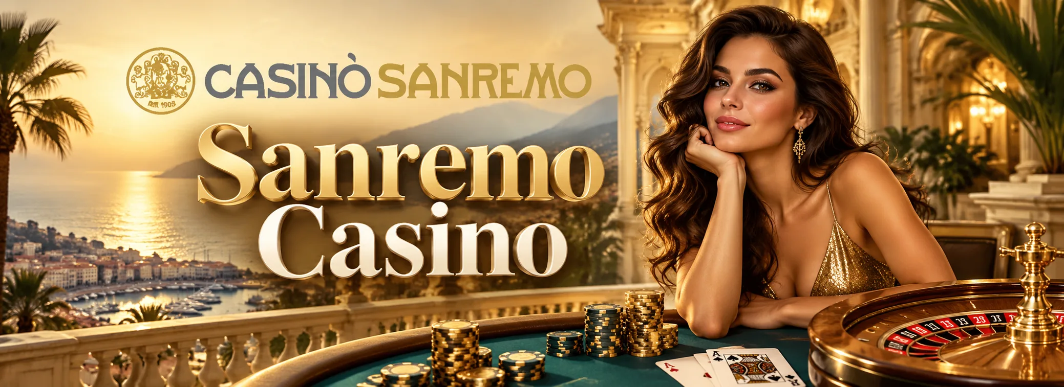 Facciata Liberty del Casinò di Sanremo con il bonus di benvenuto da € 500 e 100 giri gratis